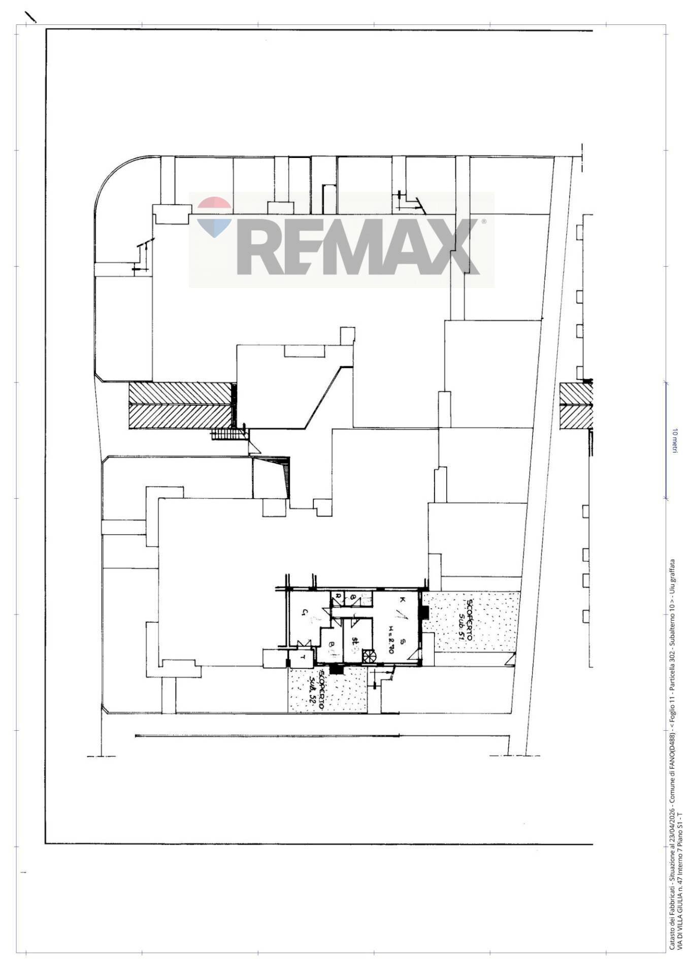 Pianta 2D - Three-room apartment Via di Villa Giulia
 
39, Fano - floor plans 1
