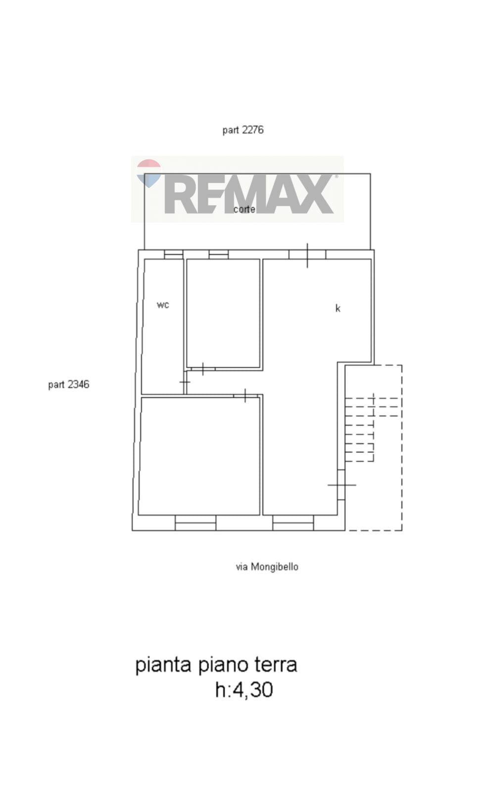 Pianta 2D - Four-room apartment Via Mongibello
 
39, Catania - floor plans 1
