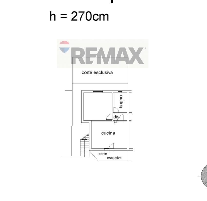 Pianta 2D - Two-room apartment Guardistallo - floor plans 1