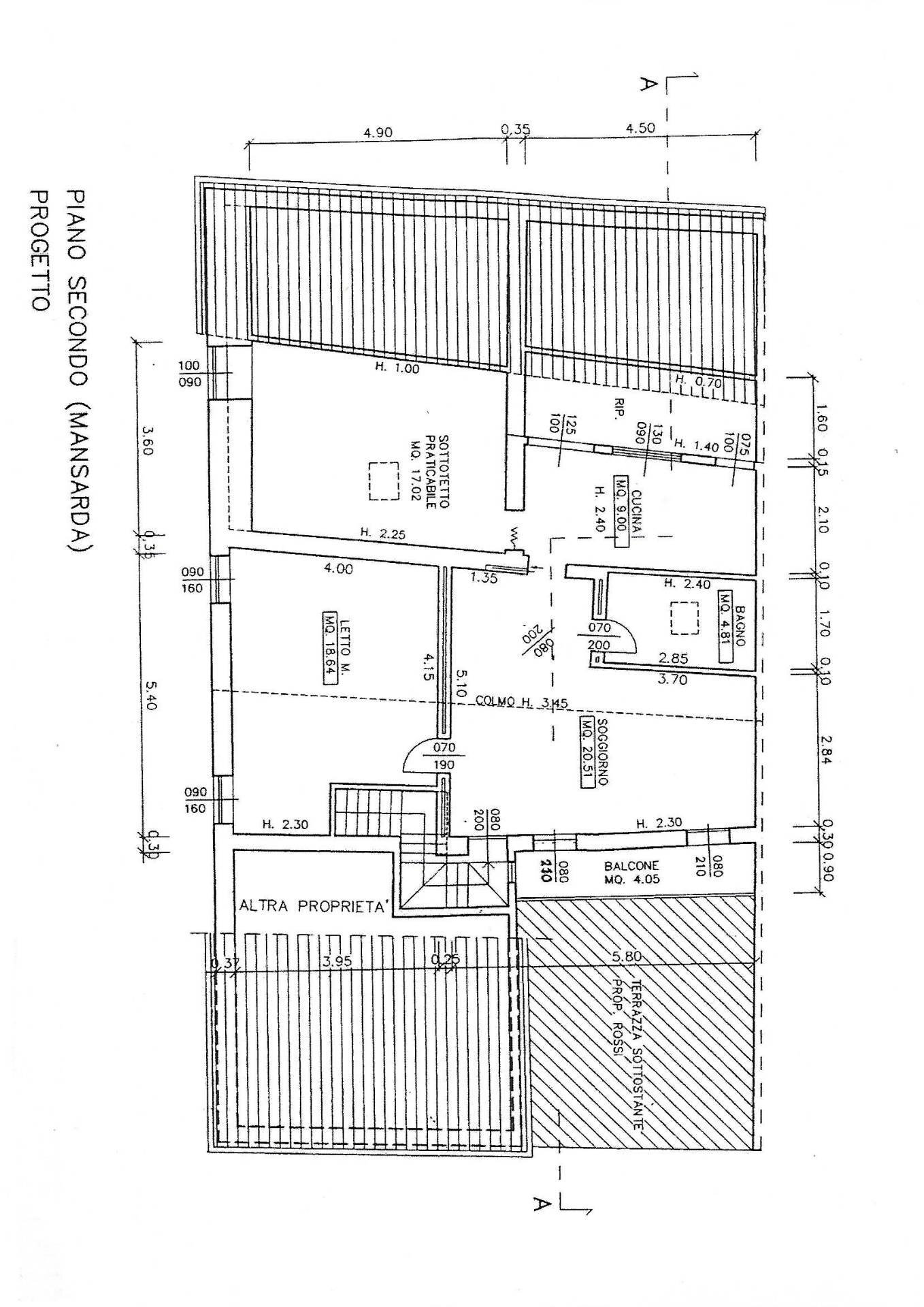 Foto 2 - Quadrilocale Via Ripagrande, Ferrara - planimetria 1