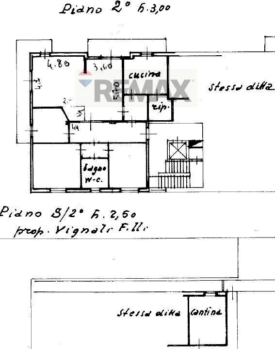 Pianta 2D appartamento - Quadrilocale via solferino
 
5, Fornovo di Taro - planimetria 1