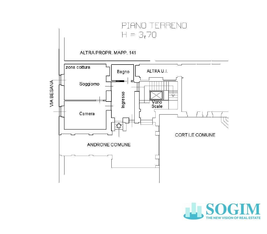 Foto 34 - Two-room apartment via Enrico Besana
 
9, Milano - floor plans 1