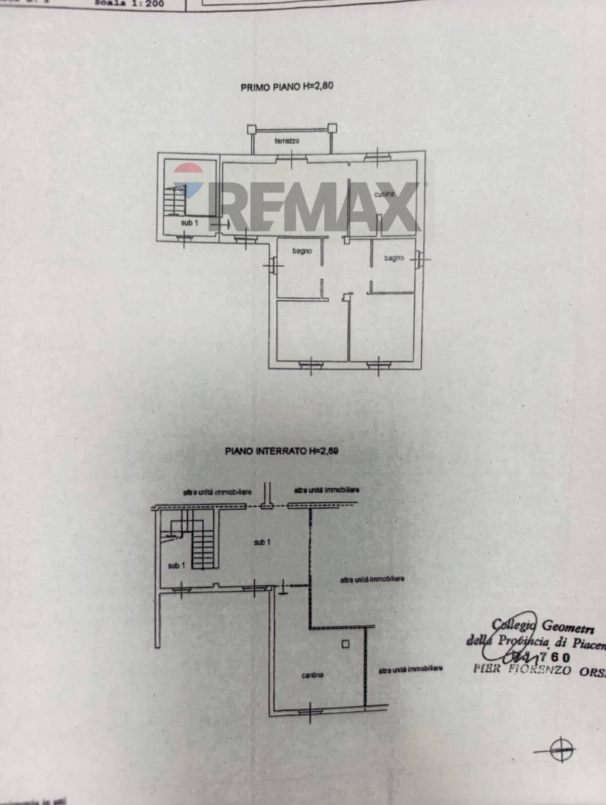 Pianta 2D - Semi-detached house Strada Della Pelosa
 
179, Fiorenzuola d'Arda - floor plans 1