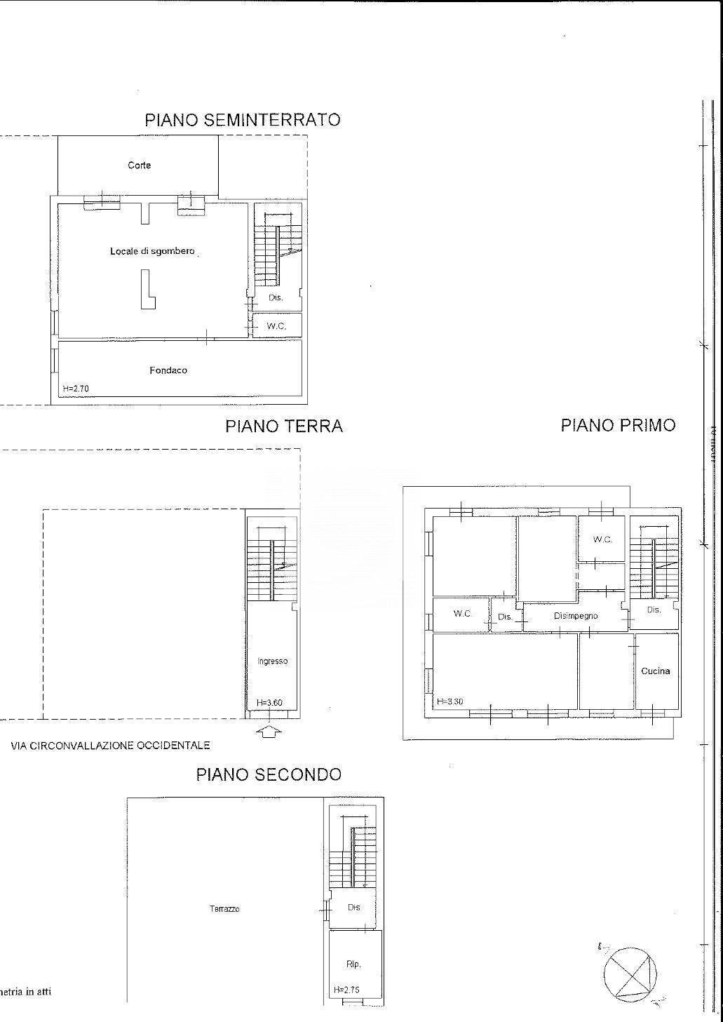 Foto 52 - Independent house Via Circonvallazione Occidentale, Sulmona - floor plans 1
