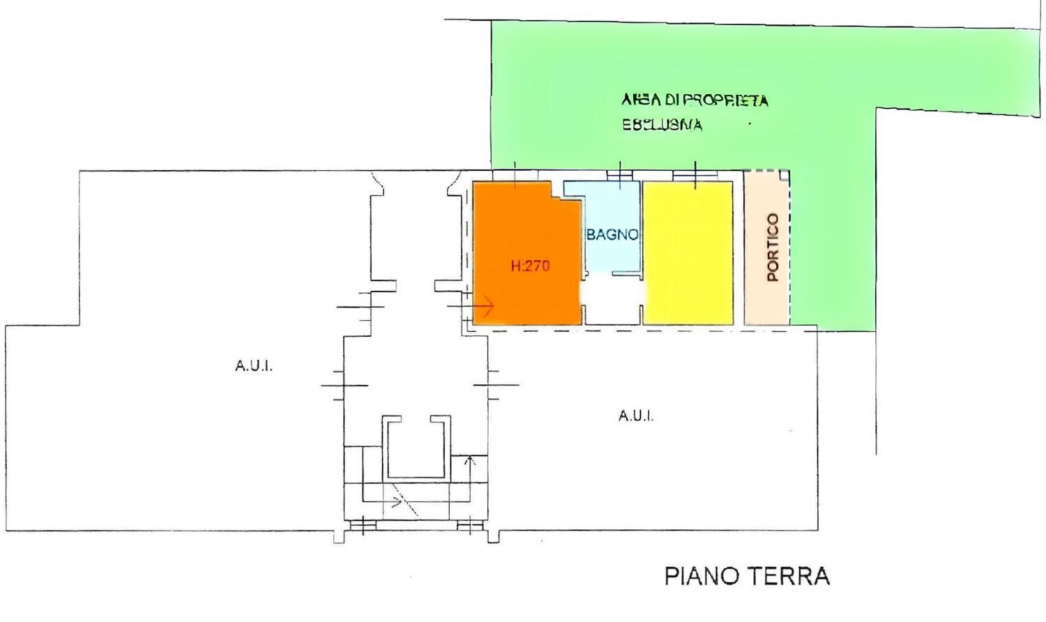 planimetria - Two-room apartment Solferino, Casorate Sempione - floor plans 1