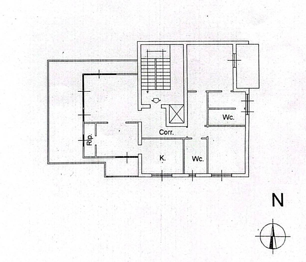 Four-room apartment viale Tommaso Campanella, 90, Catanzaro - floor plans 1