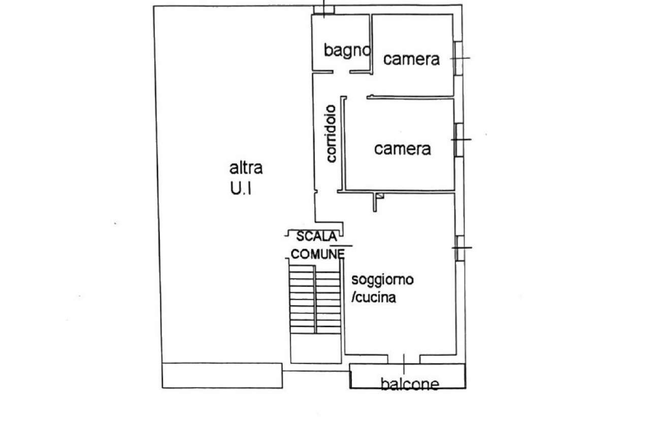 planimetria appartamento - Three-room apartment Del Lavoro, Castel Maggiore - floor plans 1
