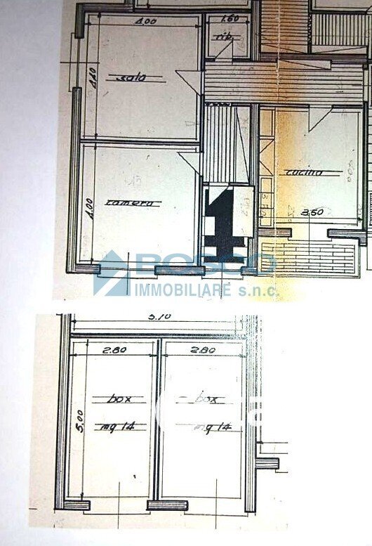 12 - Three-room apartment Via Monte Picchiara 14b, La Spezia - floor plans 1