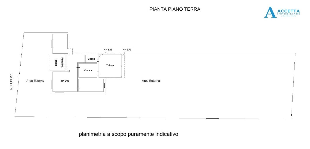 planimetria - Villa Via Delfini 55, Taranto - floor plans 1