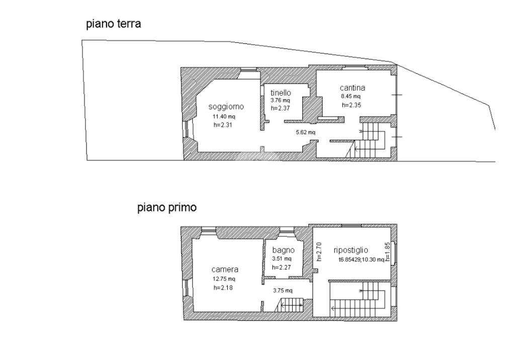 Rustico Via Fienile, Lesignano de' Bagni - planimetria 1