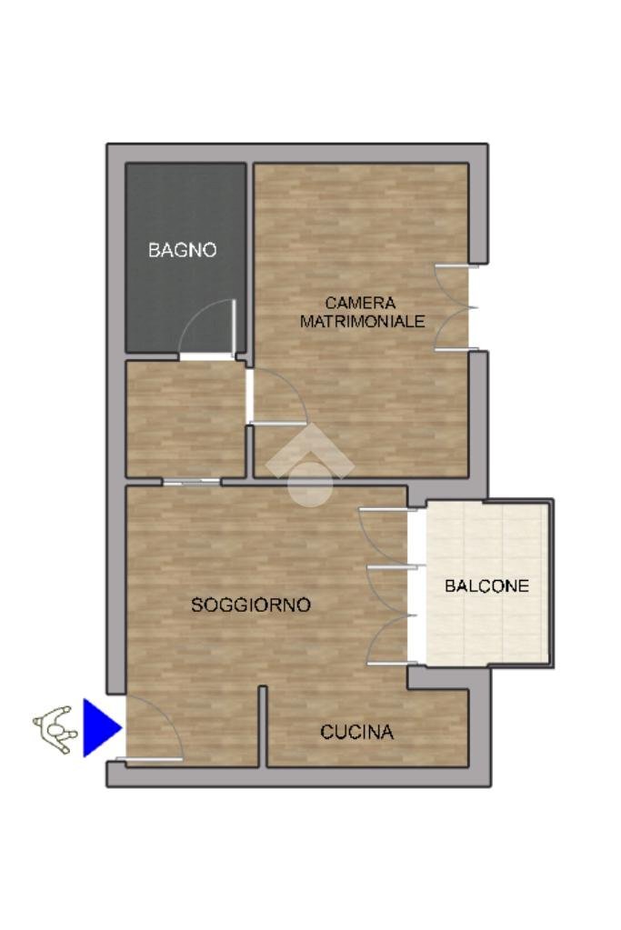 Bilocale Via Magolfa, Milano - planimetria 1