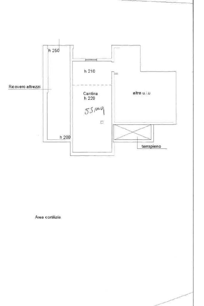 Villa Strada vicinale del montale, Sala Baganza - planimetria 1