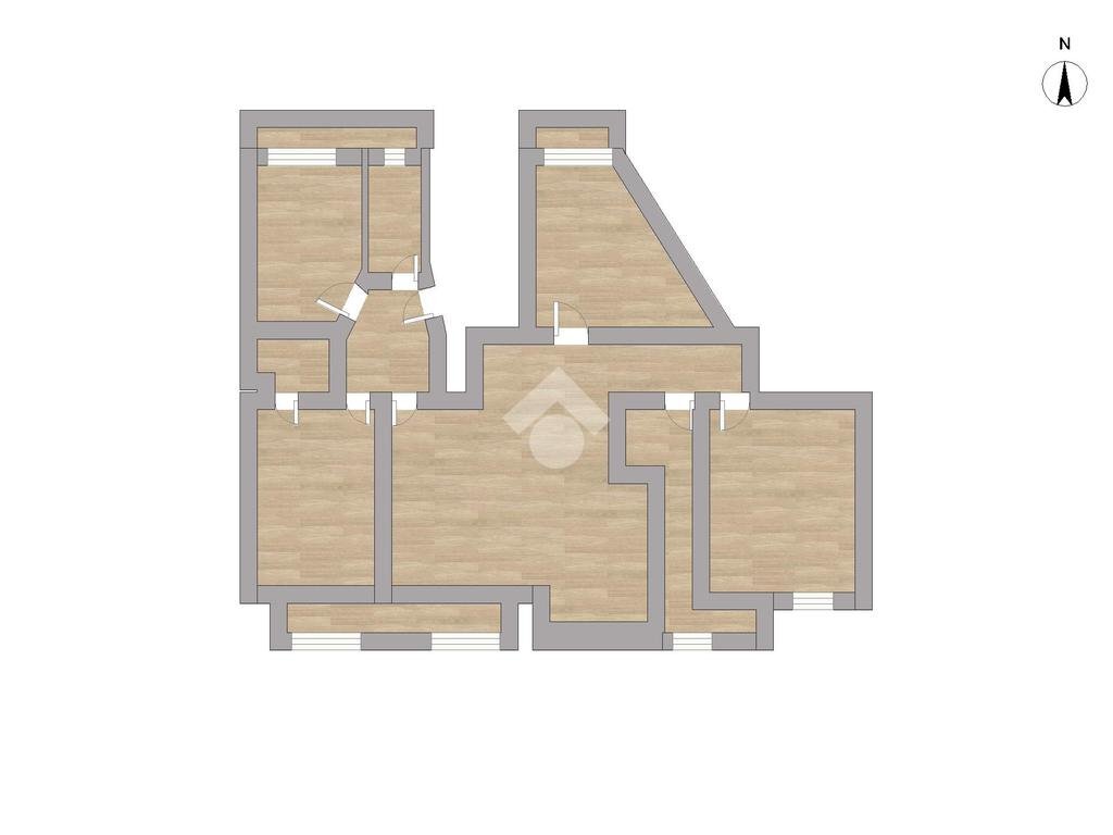 Apartment Corso Racconigi, Torino (neighborhood Cenisia) - floor plans 1