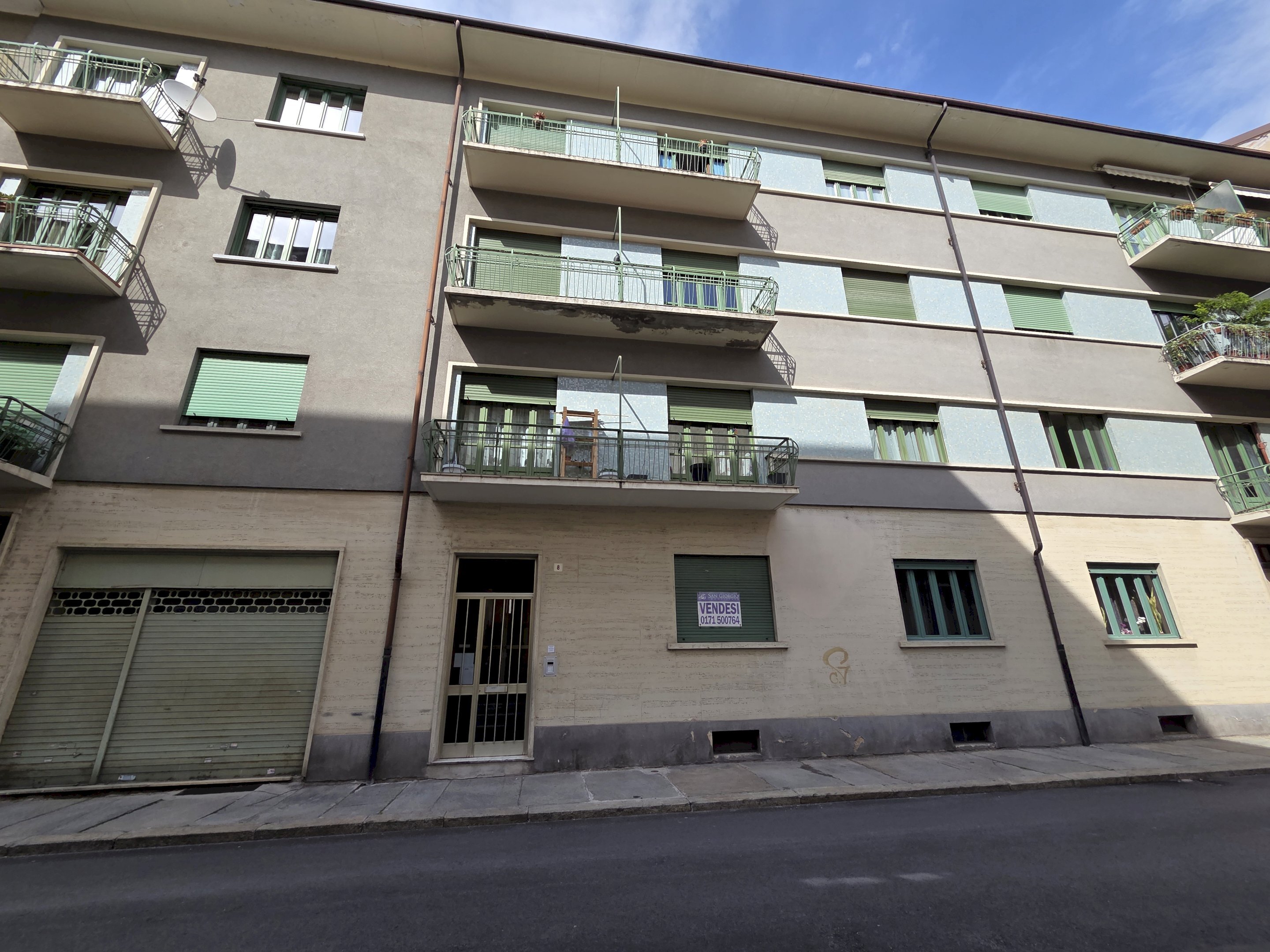 Facciata - Three-room apartment Via Giovanni Schiaparelli, 8, Cuneo (neighborhood Centro) - photo 1