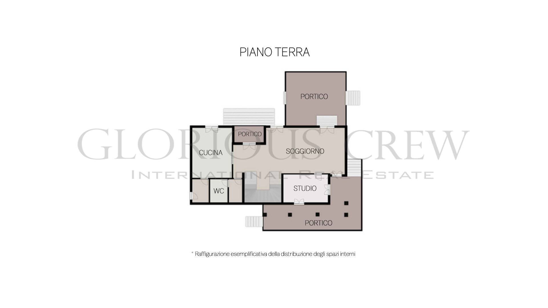 Foto 34 - Villa Via della Libertà, Borgarello - planimetria 1