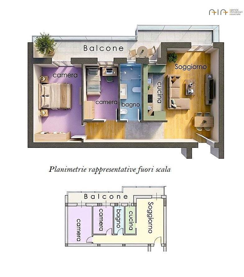 Foto 19 - Four-room apartment Via Bartolomeo Corleoni, San Benedetto del Tronto - floor plans 1