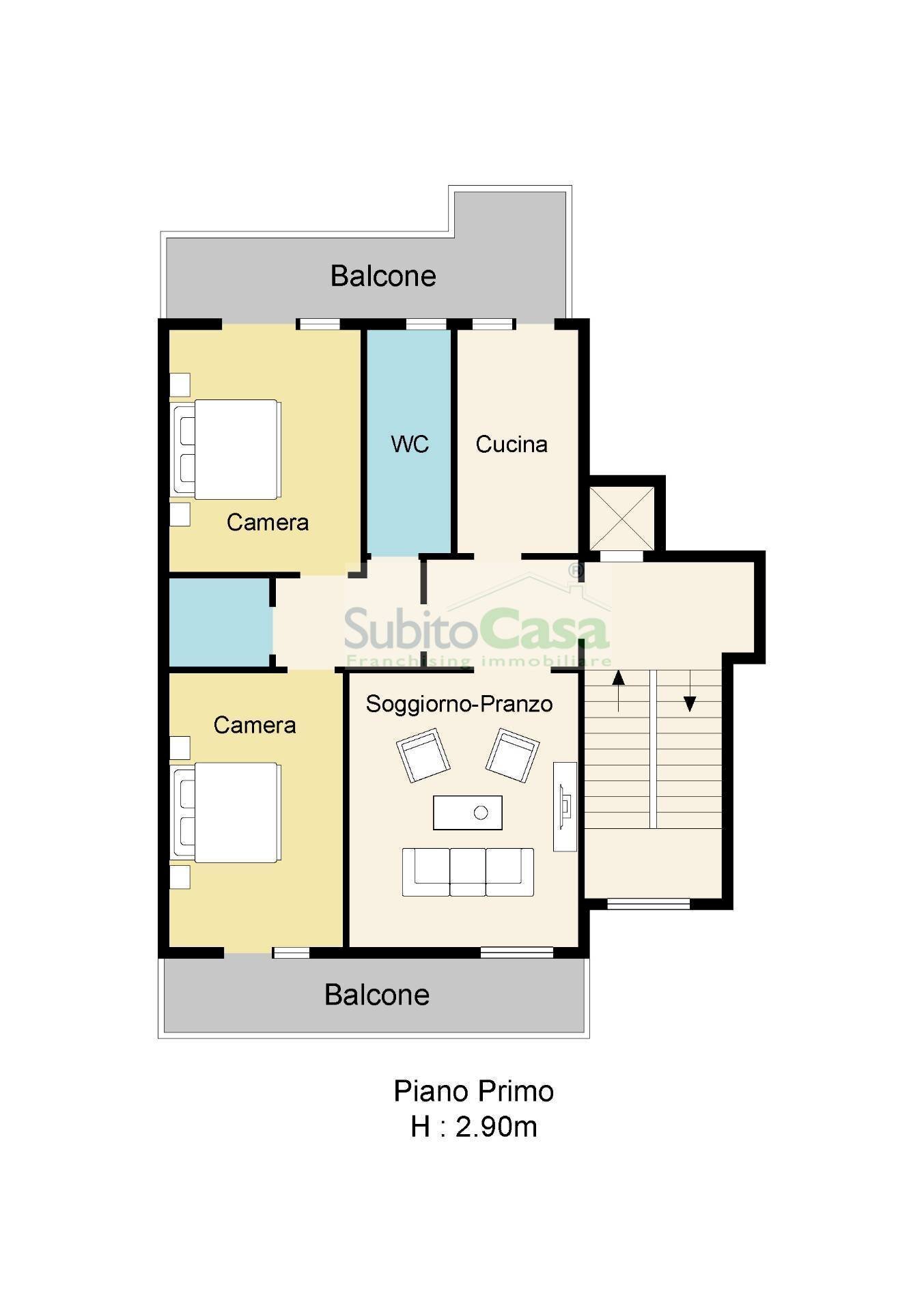 Foto 44 - Four-room apartment Via Muzio Pansa
 
7, Chieti - floor plans 1