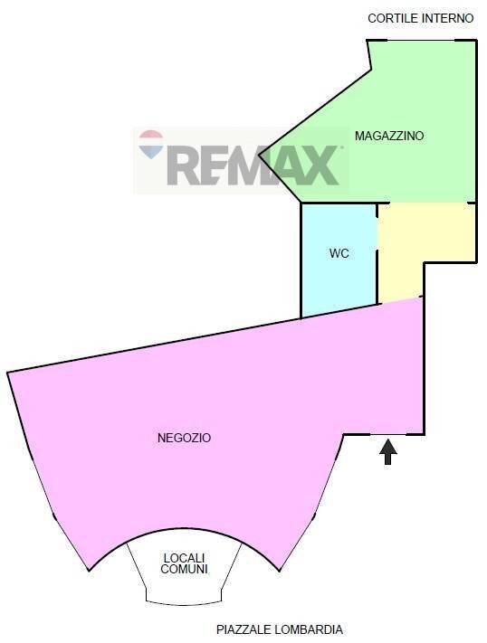 Pianta 2D - Commercial Activity P.le Lombardia
 
7, Novara - floor plans 1