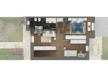 Pianta 3D - Villa a Schiera via caduti di Nassirya, Casalpusterlengo - foto 9