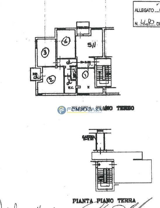 scheda catastale - Four-room apartment Via molina, Carrara - floor plans 1