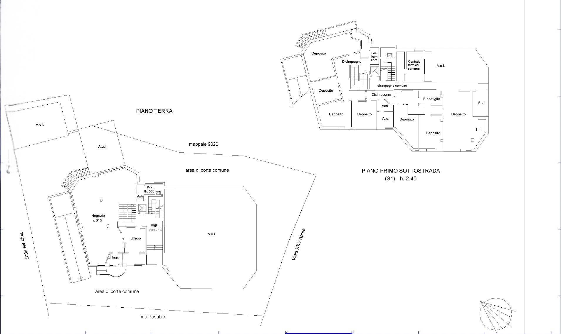 Foto 44 - Commercial Premises VIA PASUBIO
 
2, Varese - floor plans 1