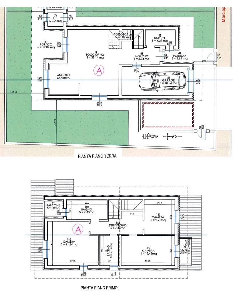 Foto 6 - Terraced Villa via loda, Castelfranco Emilia - floor plans 1