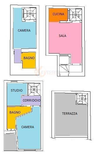 Foto 32 - Casa indipendente via San Nicola
 
41, Sennori - planimetria 1