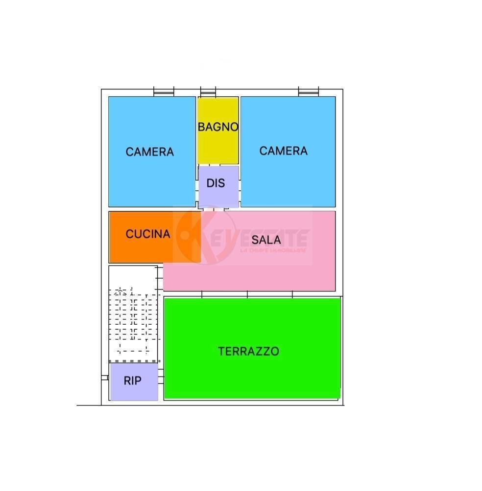 Foto 38 - Four-room apartment Lorenzo Bogino
 
15a, Sassari - floor plans 1