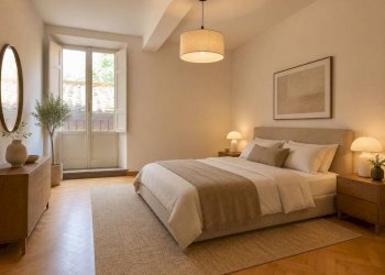 Camera da letto - Four-room apartment via Giulia, 183, Roma (neighborhood Centro Storico) - photo 7