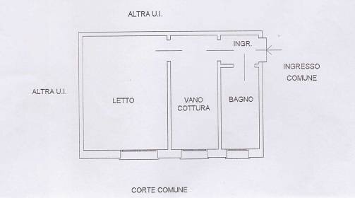 Foto 17 - Bilocale Via Otello Putinati, Ferrara - planimetria 1