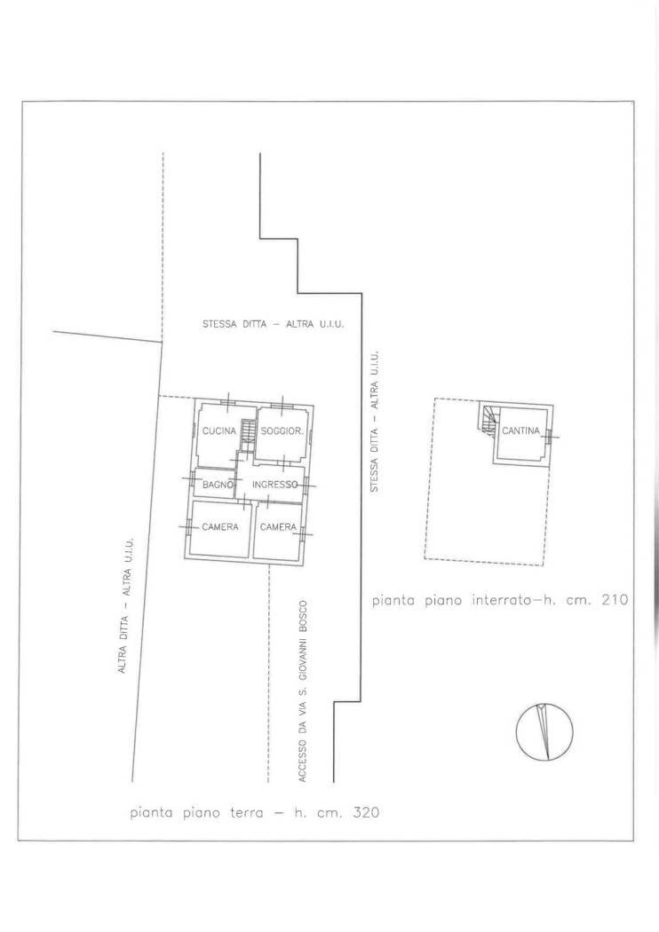 Villa via San Giovanni Bosco, 5, Cassano Magnago - planimetria 1
