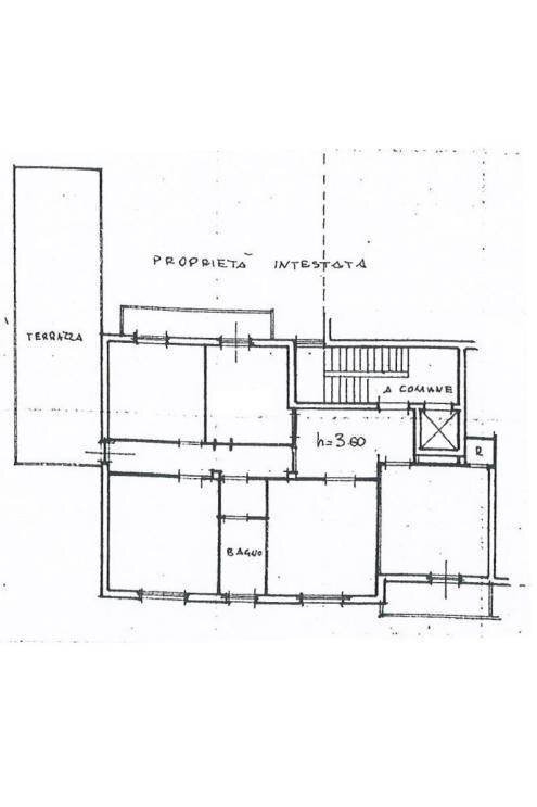 Apartment via Vincenzo Bellini, Signa - floor plans 1