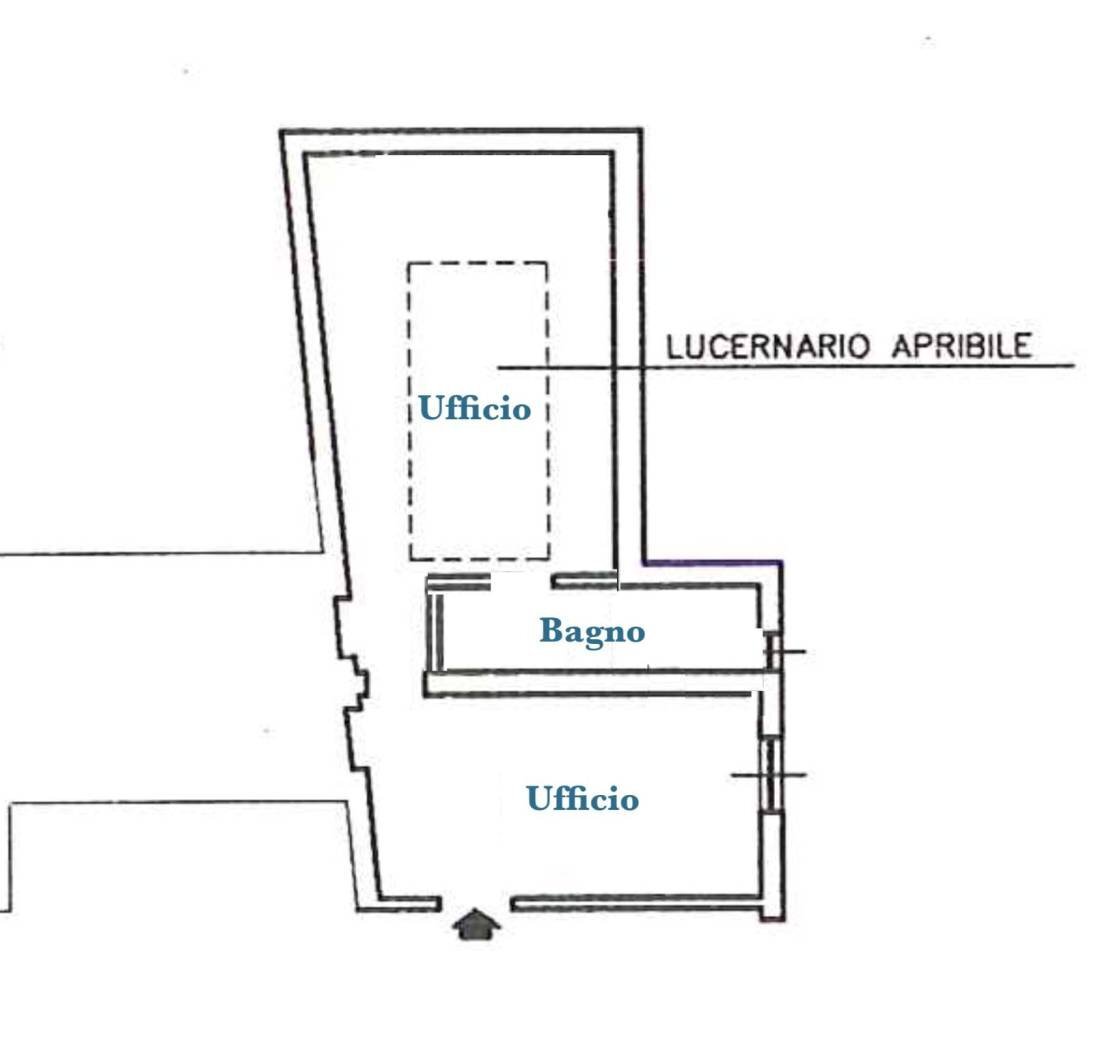 Office via Castiglione, 28, Bologna (neighborhood Colli) - floor plans 1