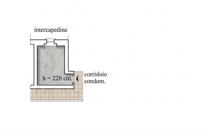 Warehouse via Antonio Burlando, 27, Genova (neighborhood Staglieno) - floor plans 1