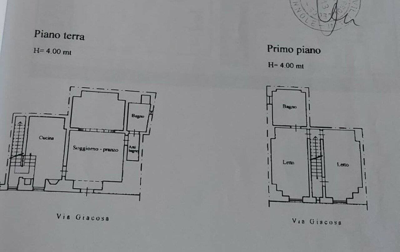 Casa indipendente via Giacosa, 24, Cutrofiano - planimetria 1