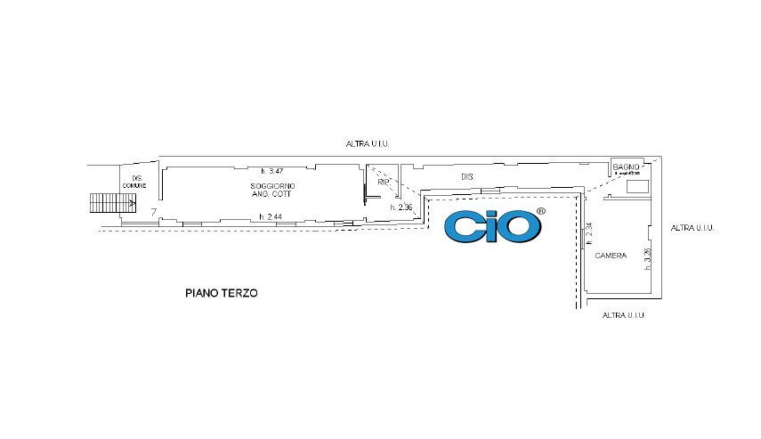 planimetria casa logo - Appartamento Bologna (zona Centro Storico) - planimetria 1