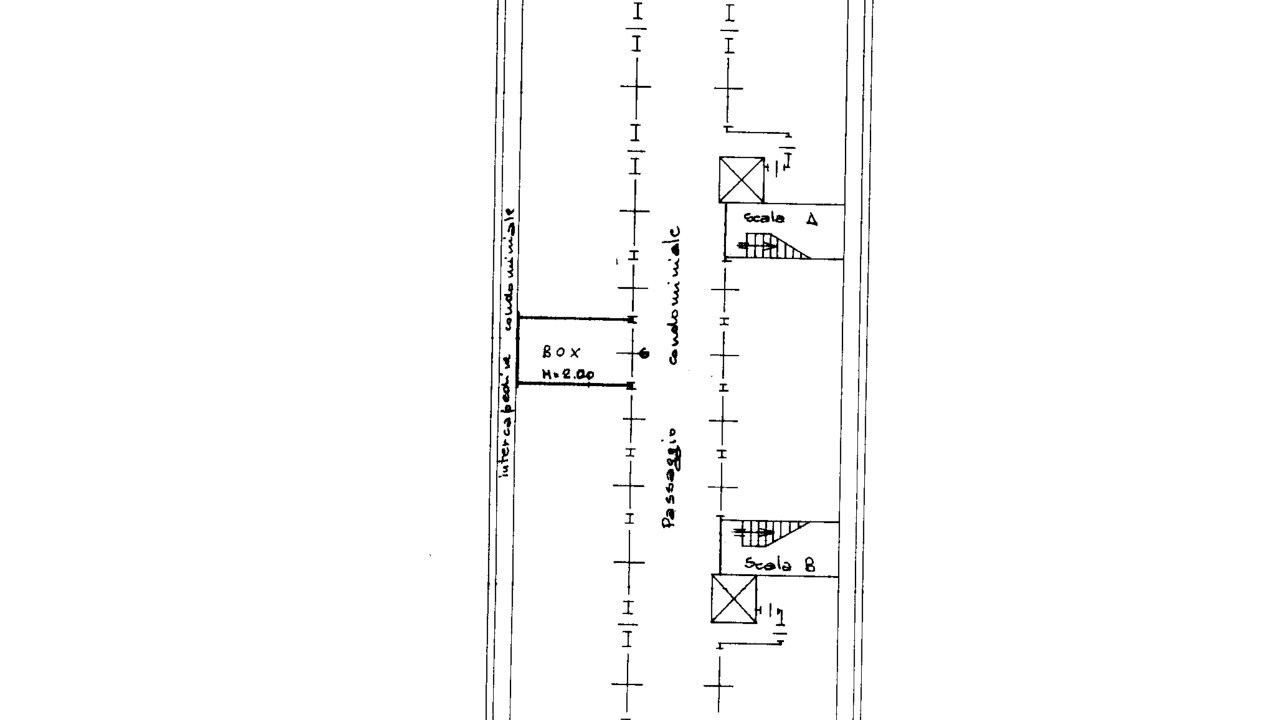 Planimetria - Box Via Milano 303, Pietra Ligure - planimetria 1
