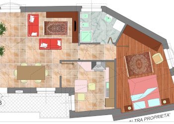 planimetria - Two-room apartment Via Sant'Anna, n, Arese - photo 14
