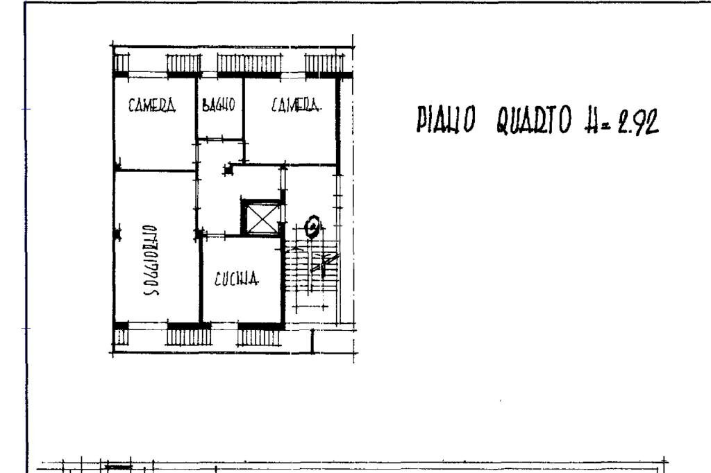 Three-room apartment Via ponte albano, Sasso Marconi - floor plans 1