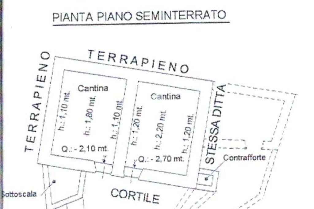 Rustic Frazione versino, Viù - floor plans 1