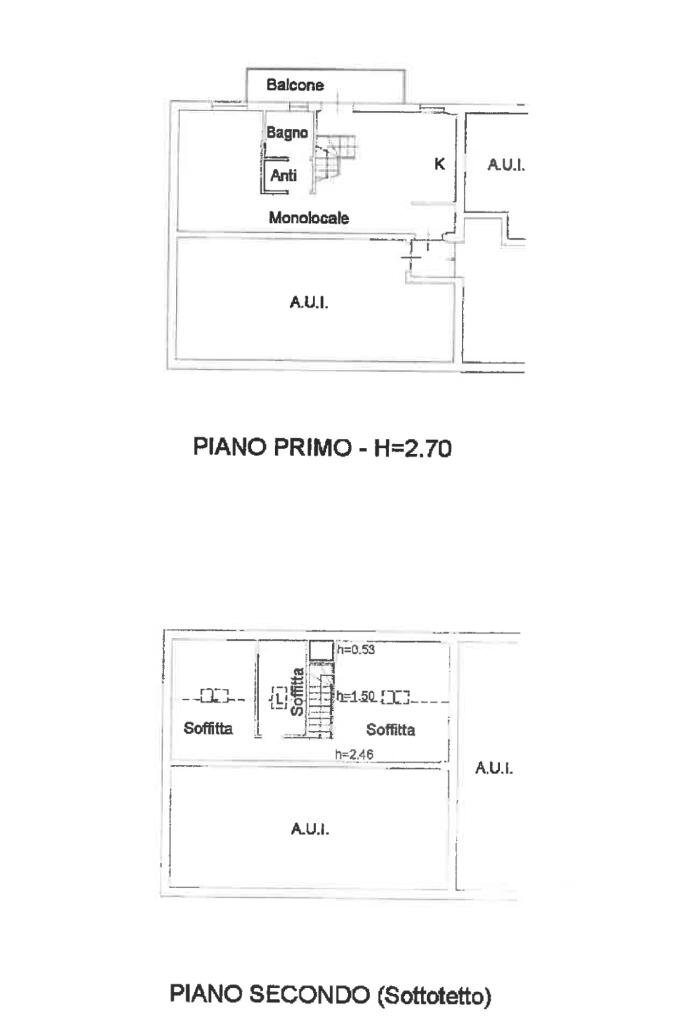 Two-room apartment Via Salara, Cervia - floor plans 1