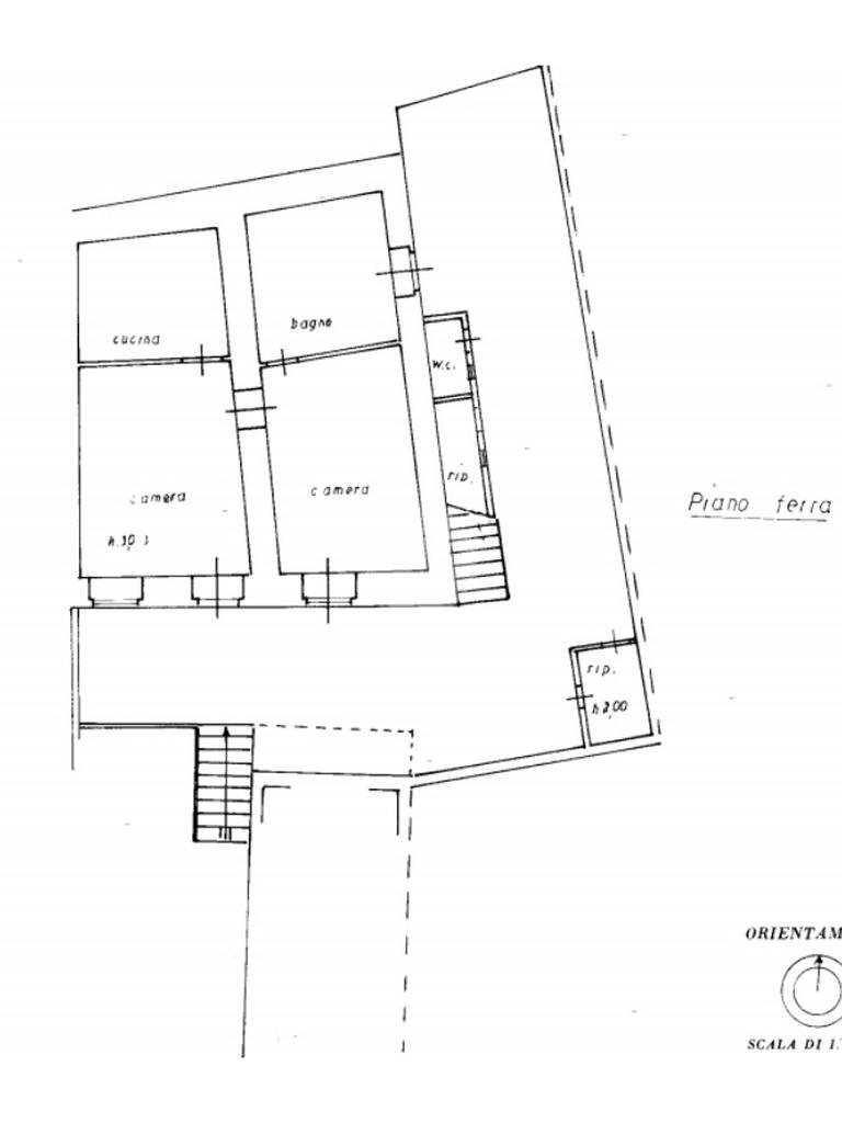 Casa semi indipendente Strada Cozzano, Langhirano - planimetria 1