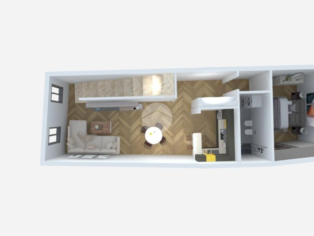 Three-room apartment Via S. Giuliano, Rimini - floor plans 1