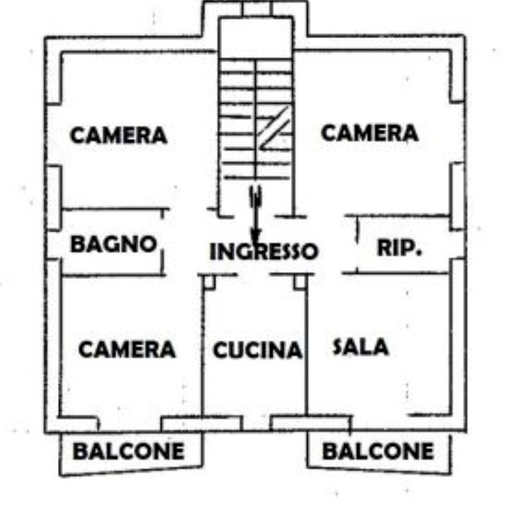 Appartamento Via Giuseppe Romita, Ceva - planimetria 1