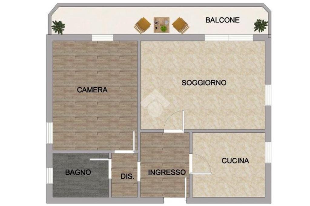 Bilocale Via della Liberazione, Peschiera Borromeo - planimetria 1