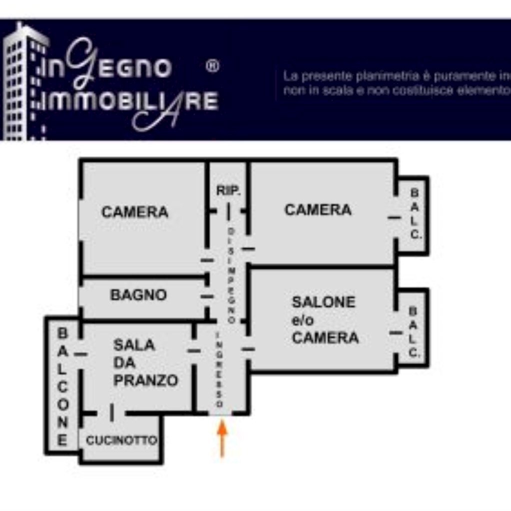 Quadrilocale Corso 25 Aprile, Asti - planimetria 1