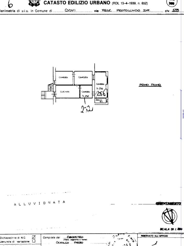 Casa semi indipendente Località Pratolungo, Gavi - planimetria 1