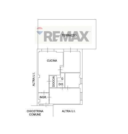 Pianta 2D - Four-room apartment Viale Regina Margherita
 
35, Catania - floor plans 1