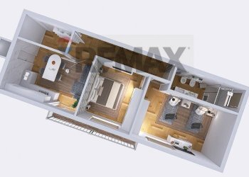 Pianta 3D - Quadrilocale via della gronda
 
86, Viareggio - foto 22