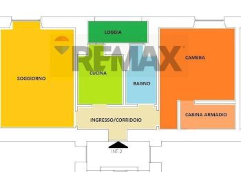Pianta 2D - Two-room apartment Via Capraia
14, Roma - photo 26